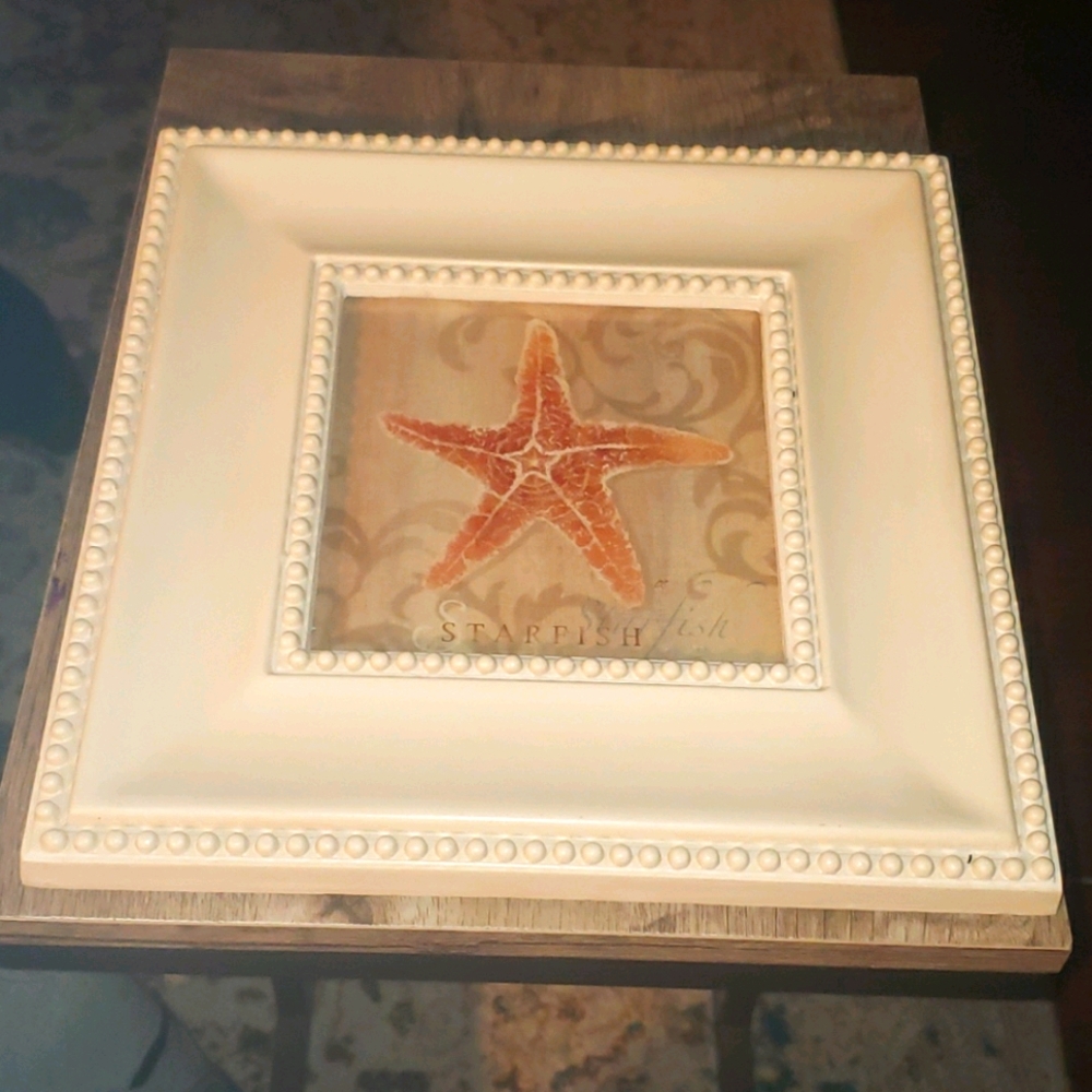 🐚🐚11x11 Starfish Framed Art Wall Decor 🐚🐚